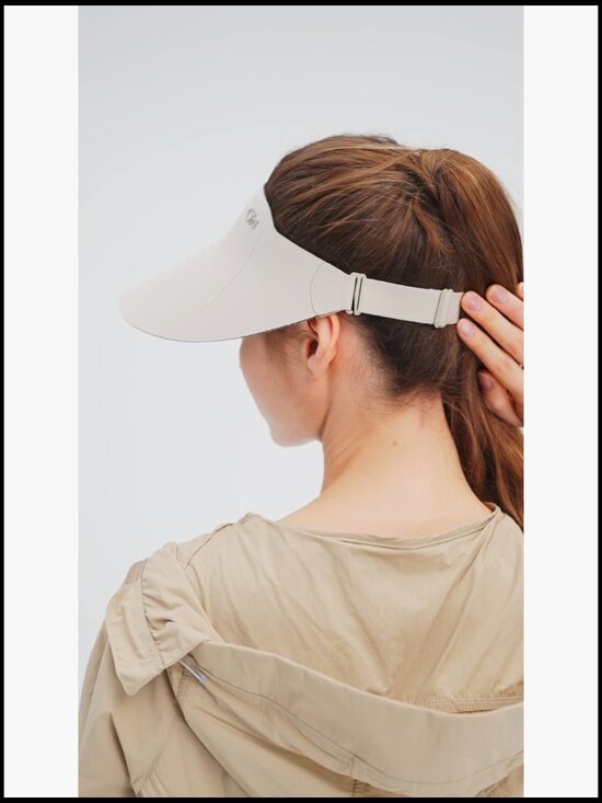 Wide Brim Sun Visor Foldable UV Protection UPF 50+ Beach Cap Lightweight